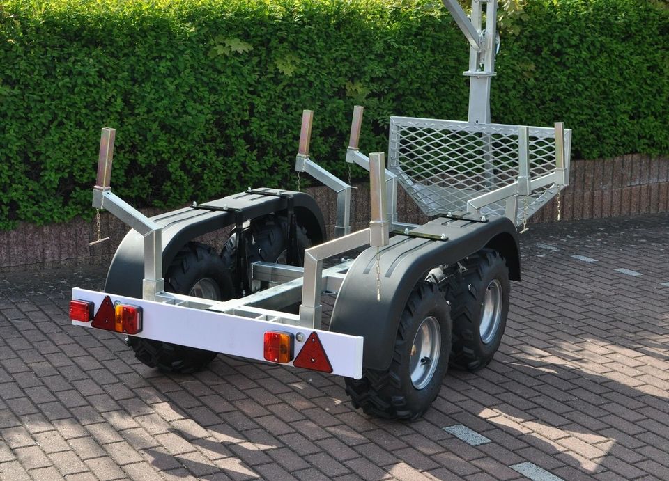 KRÜMA Forstanhänger LH1200 Anhänger Rücke Wagen Traktor ATV Quad in Waltershausen