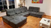 Wohnlandschaft - 2 Jahre alt -Sofa grau Bettfunktion 4m groß Niedersachsen - Lengede Vorschau