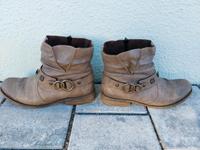 Rieker 39 Halbstiefel Stiefeletten beige leichtes Warmfutter Bayern - Grabenstätt Vorschau