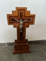 Antikes Holzkreuz, Hausaltar, Jesus, Kruzifix, Art Deco Rheinland-Pfalz - Idar-Oberstein Vorschau