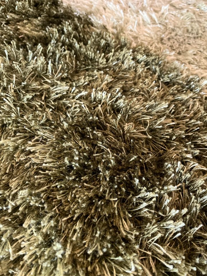 ☘️ Teppich 140 mal 70 grün shaggy hochfloor Schlafzimmer in Emsdetten