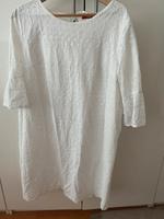 Lochmuster Sommerkleid weiß , gr. 44/46. Bayern - Unterhaching Vorschau