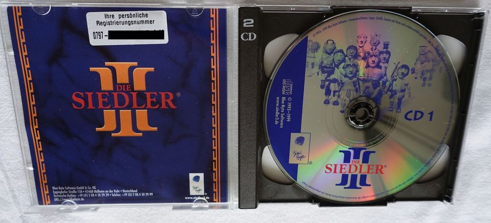 Siedler III - Doppel-CD für PC in Düsseldorf