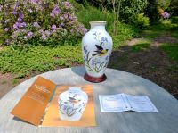 Franklin Mint Vase "Der Trauerzeisig im Herbst" Vogel Porzellan Nordrhein-Westfalen - Hünxe Vorschau