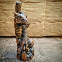 Drache/ Holzskulpturen/ Kettensägenkunst Leipzig - Großzschocher Vorschau