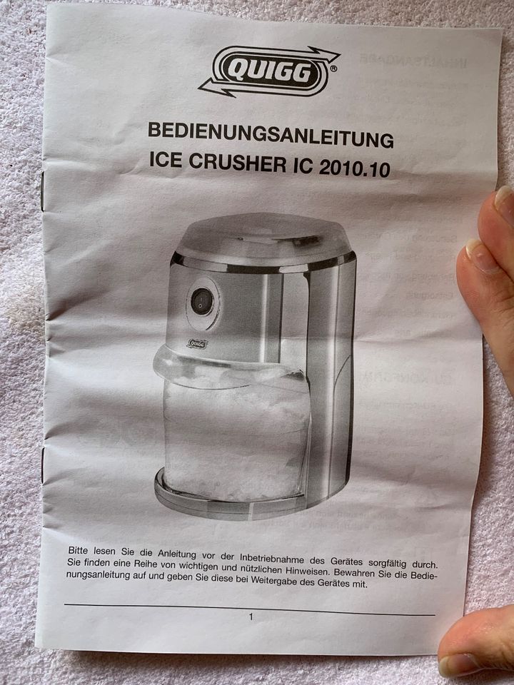 Ice Crusher in Bremen