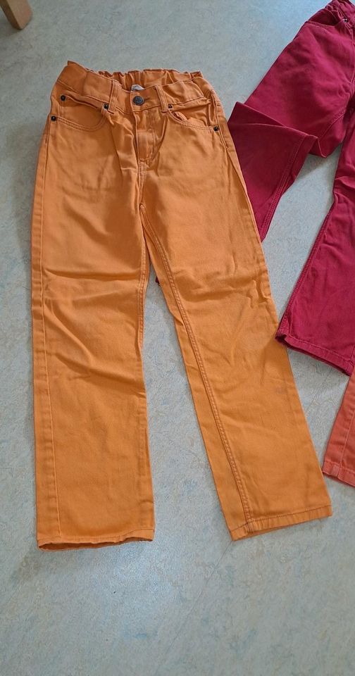 Hosen Jeanshosen H&M Gr. 116, 122 Orange, Rot in Buchholz in der Nordheide