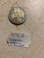 Deutschland 2€ Münze Sachsen - Dresdner Zwinger 2016 Prägest. G Bayern - Eiselfing Vorschau