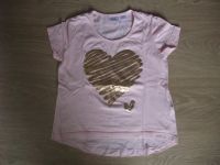 Mädchen T-Shirt Gr. 140 rosa mit Gold - Herz - 5,50 € Münster (Westfalen) - Centrum Vorschau