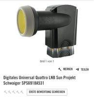 Digitales Universal Quattro LNB Sun Projekt Schwaiger SPS6918A531 Duisburg - Meiderich/Beeck Vorschau
