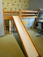 Hochbett mit Rutsche Leiter Nachttisch 90x200 Vollholz Holz Brandenburg - Luckau Vorschau