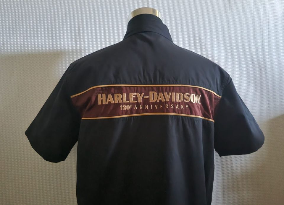 Harley 120th Anniversary Kurzarm Hemd für HD Biker in M/L/XL/XXL in Penkun