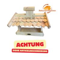 Dobar Vogelhaus mit Futter-Silo mit Holz Dachschindeln Futterhaus Hessen - Rödermark Vorschau