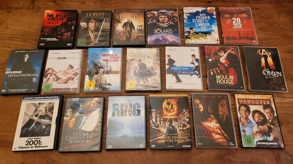 Sammlung Spielfilme auf DVD - Tierwesen, Panem, Ring etc. in Unterhaching