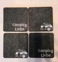 4 Glasuntersetzer aus Filz Camping Hessen - Fuldabrück Vorschau