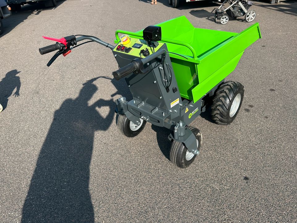 E-Schubkarre elektrische Schubkarre elektrisch Dumper Schiebkarre in Meggerdorf