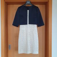 Cocktailkleid Brautkleid weiss/Blazer blau 34 Hallhuber NP 200,- Bayern - Bubenreuth Vorschau