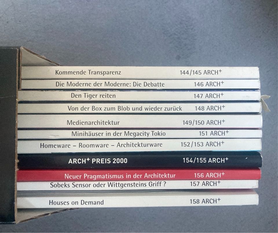 Arch Plus, Archplus Arch+ Architekturmagazin Zeitschrift 144-158 in Burgdorf