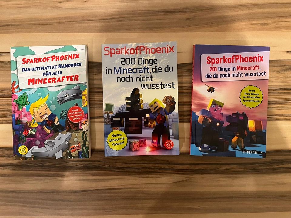 16 minecraft Bücher ( Gaming , Xbox , Ps , pc ) in Pegau