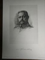 Druck, Kunstdruck, Fotodruck, Militaria, Hindenburg... Sachsen - Zwickau Vorschau