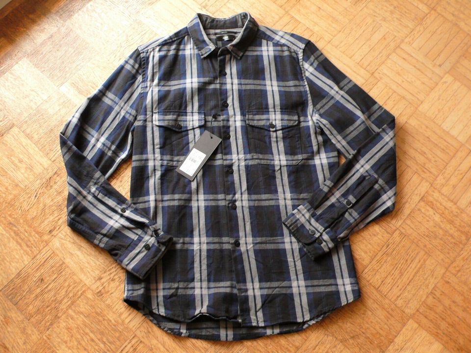 FILIPA K. Twill Work Shirt kariert blau Gr. M RRL Gitman Filson in München