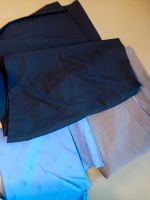 Futterstoffe blau, schwarz, grau Mitte - Wedding Vorschau