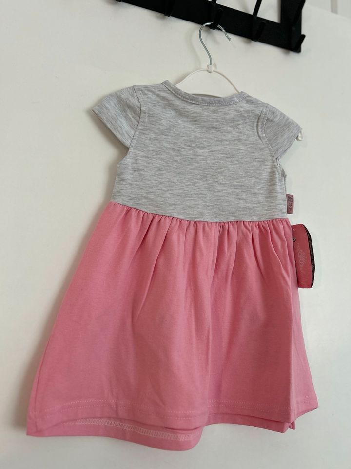 Sommerliches Jerseykleid, pinkes Mädchenkleid, Gr: 110 cm in Duisburg