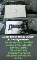 Lumii Black Blade 200watt LED Vollspeltrum/ Growlight/Licht/Lamp Niedersachsen - Aurich Vorschau