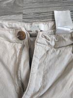 Hose ankle free Nadelstreifen beige braun Sommer Gr. 36 H&M Stuttgart - Feuerbach Vorschau