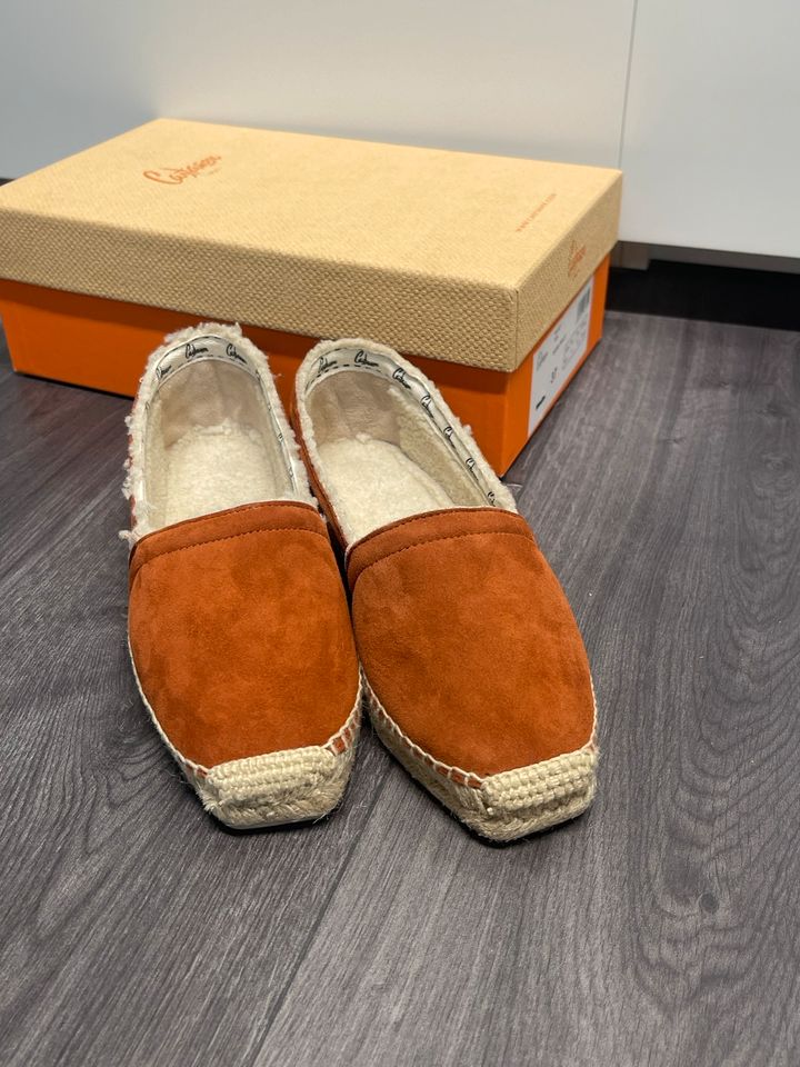 Castaner Wildleder Espadrilles Winter Flachschuh Teja Braun NEU in Pirmasens