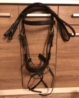 Trense Leder schwarz von Chetak Full Warmblut WB mit Gebiss 14cm Nordrhein-Westfalen - Solingen Vorschau