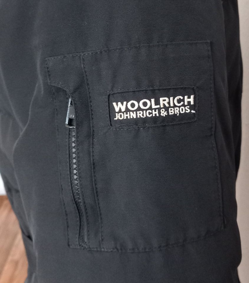 Woolrich Blizzard Damen Daunen Parka Mantel schwarz gr. M / 40 in Kiefersfelden