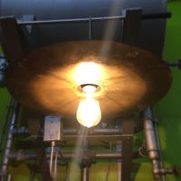 schlagzeuglampe beckenlampe designerlampe hängelampe upcycling Hessen - Oberursel (Taunus) Vorschau