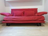 Ligne Roset Multy Dreisitzer Schlafsofa Rot Microfaser Couch Sofa Nordrhein-Westfalen - Oberhausen Vorschau