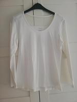 Langarmshirt weiß 44 /46 Shirt Baumwolle Damen Oberteil Bayern - Altdorf Vorschau