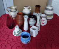 13 Vasen, verschiedene Größen, Formen + Farben Hessen - Immenhausen Vorschau