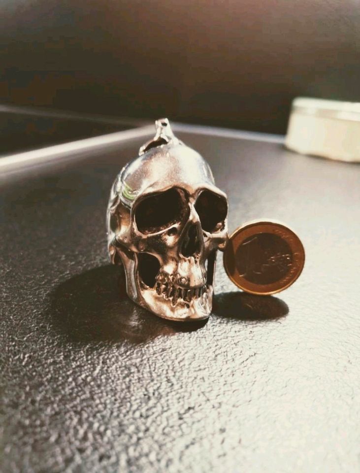 Anhänger Totenkopf Skull Edelstahl