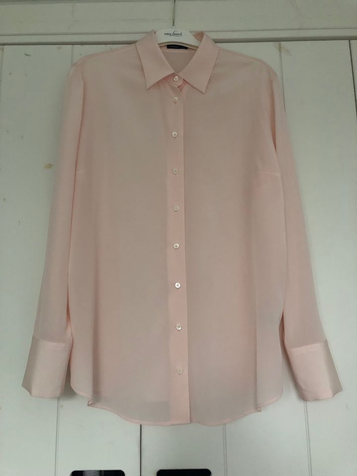 Van Laack Seidenbluse M-Carrys Größe 44 Apricot Rosa Bluse Seide in Hamburg