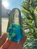 MDina Glas aus Malta ❤ kleiner Vogel + Stein grün/blau Niedersachsen - Garbsen Vorschau