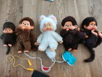 5x Monchichi Sekiguchi Nyami Katze weiß Hose schlafend monchhichi Bayern - Augsburg Vorschau