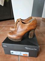 Tamaris Ankle Boots Stiefeletten braun Gr. 39 Niedersachsen - Holdorf Vorschau