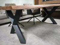 Baumkanttisch 200×100 cm Akazienholz Massiv Eisen Gestell schwarz Nordrhein-Westfalen - Heinsberg Vorschau