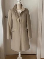 Wollmantel, S. Oliver, black Label, Gr. 36, beige, top Zustand! Hessen - Nauheim Vorschau