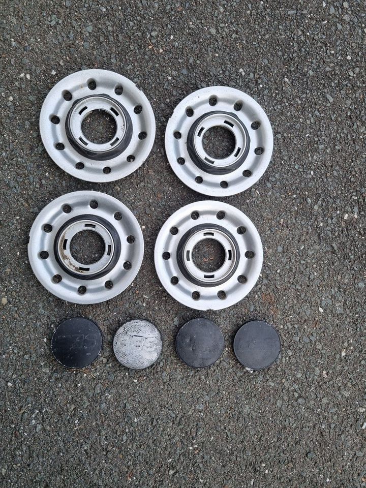 BBS FELGEN 6X14 ET33 4x100 WEISSWANDREIFEN 185/70-14 GOLF III U.A in Dietenhofen