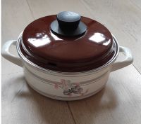 Vintage Kochtopf mit Blümchen 18cm Gas, elektro, Keramik Düsseldorf - Vennhausen Vorschau