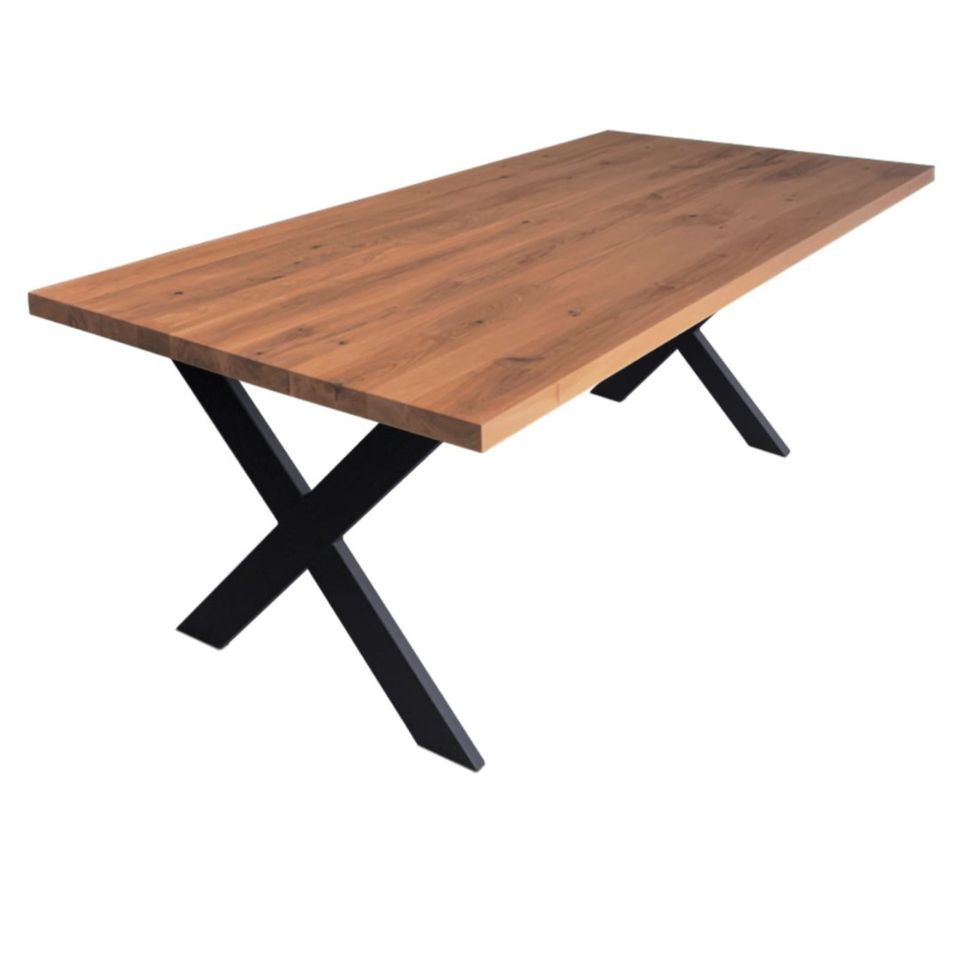 Holztisch Esstisch Tisch Eiche Massiv inkl. Fuß in Lünen