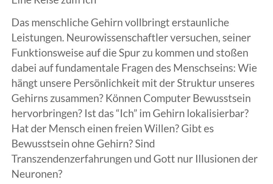 DVD Mehr als mein Gehirn - englisch mit deutschen Untertiteln in Frankfurt am Main