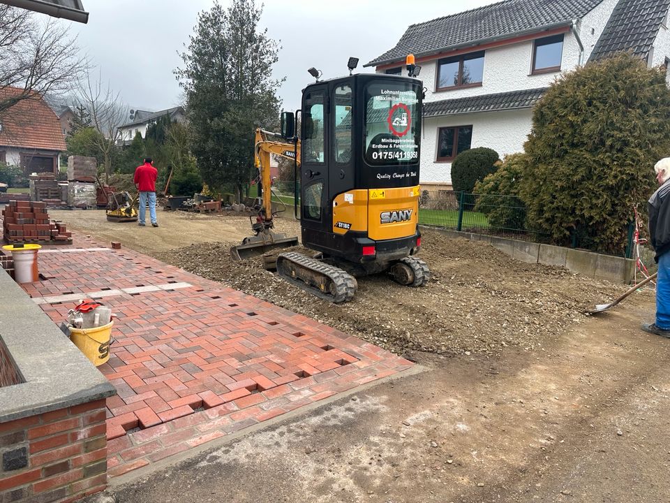 Baggerarbeiten,Erdarbeiten  ,Pflasterarbeiten.Minibagger ,Tiefbau in Preußisch Oldendorf