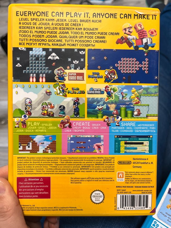 Wii U Spiele + Mario Maker Buch in Düsseldorf