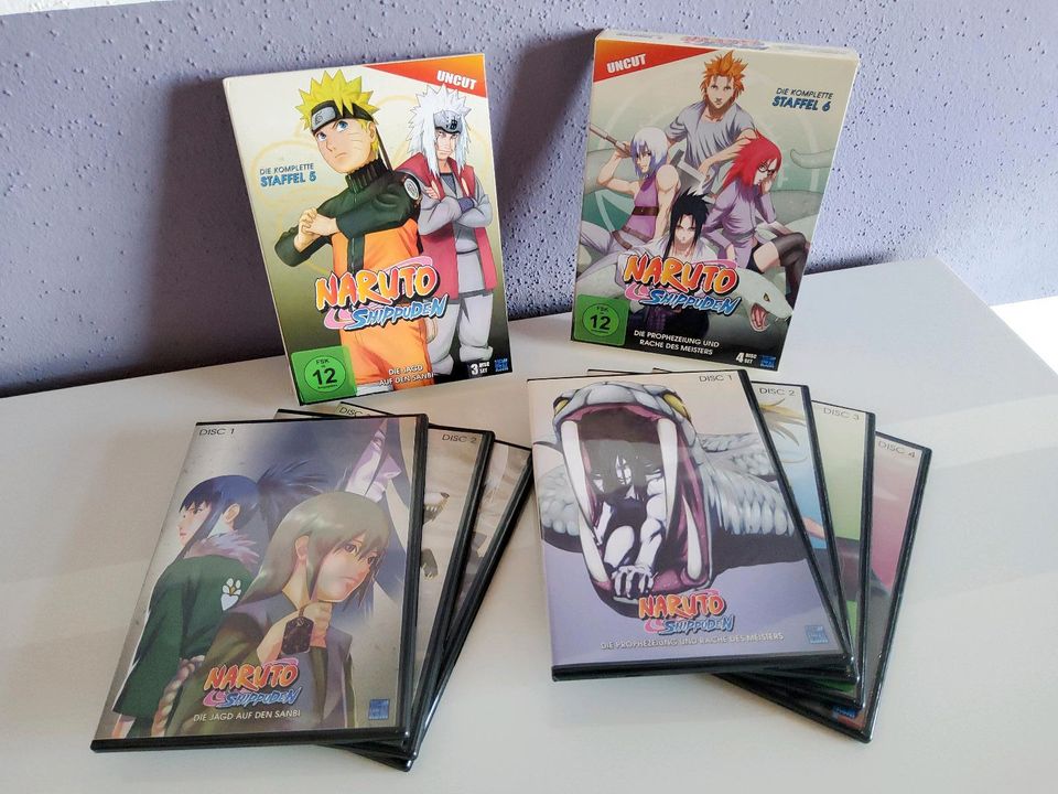 DVD's Anime Naruto 1 / Naruto Shippuden 1-6 in Kirchdorf i. Wald